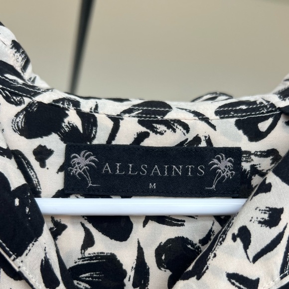 ALL SAINTS men’s medium button up - Picture 2 of 2